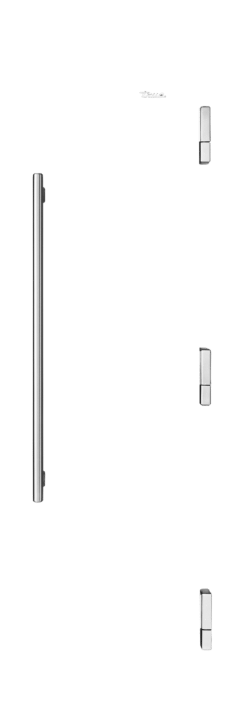 24 Inch Beverage Column - RIGHT Hinge - Chrome Color Swatch