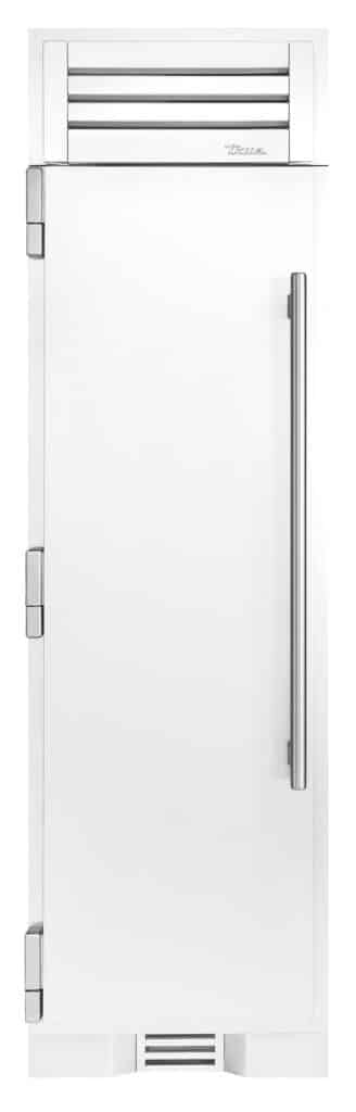 24 Inch - Refrigerator Column - Stainless Solid - LEFT Hinge - Matte White Color Swatch