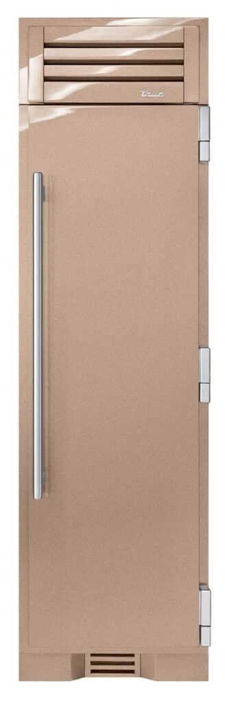 24 Inch - Refrigerator Column - Solid Stainless - RIGHT Hinge - Champagne Color Swatch