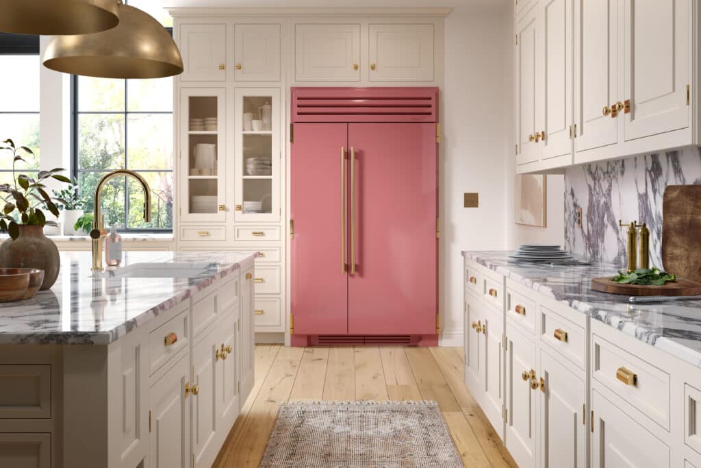 Side-By-Side - Antique Pink Kitchen Display (TRUE-RES)