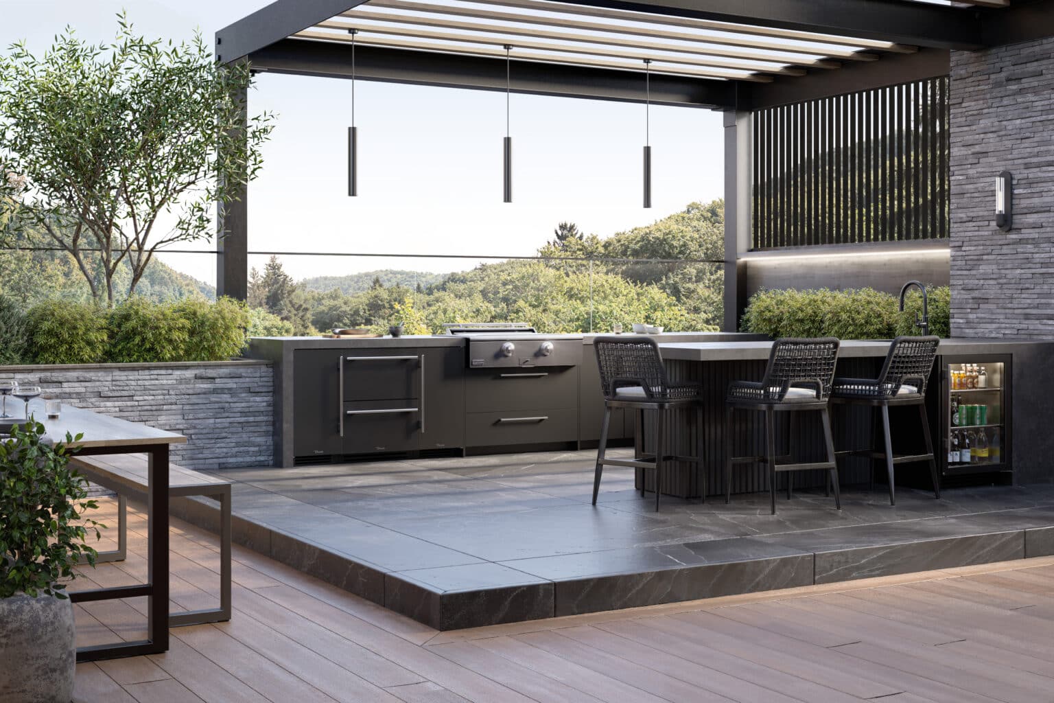 Montecito Outdoor Kitchen Wide